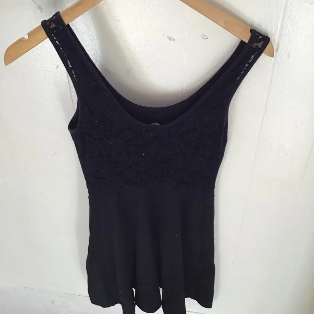 Forever 21 Black Floral Lace Sun Dress! - Picture 5 of 6